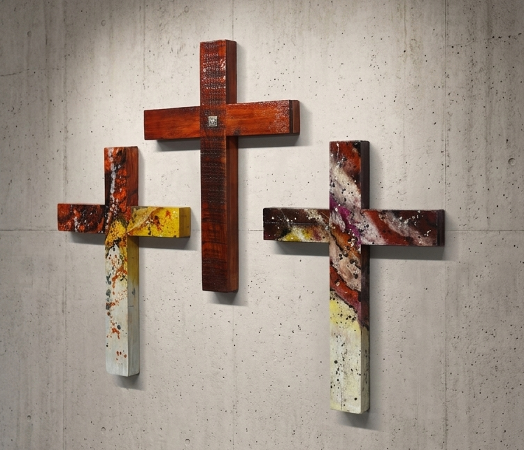 Three Cross Display
